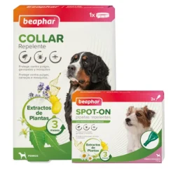 Beaphar Pack Pipetas y Collar Repelente para perros Clearance