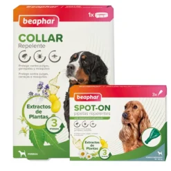 Beaphar Pack Pipetas y Collar Repelente para perros Clearance