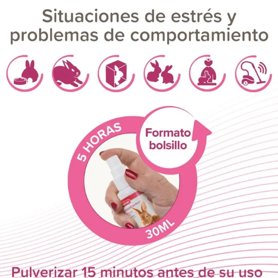 Beaphar RabbitComfort Spray Tranquilizante para conejos Discount
