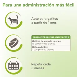 Beaphar VERMIpure Repelente Interno Natural en comprimidos para gatos y gatitos Outlet