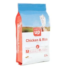 Breed Up Adult Pollo y Arroz pienso para gatos New