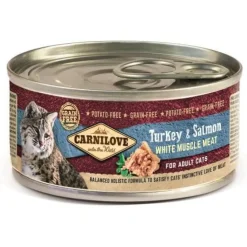 Carnivole Carnilove Adult Pavo y Salmón lata para gatos Discount