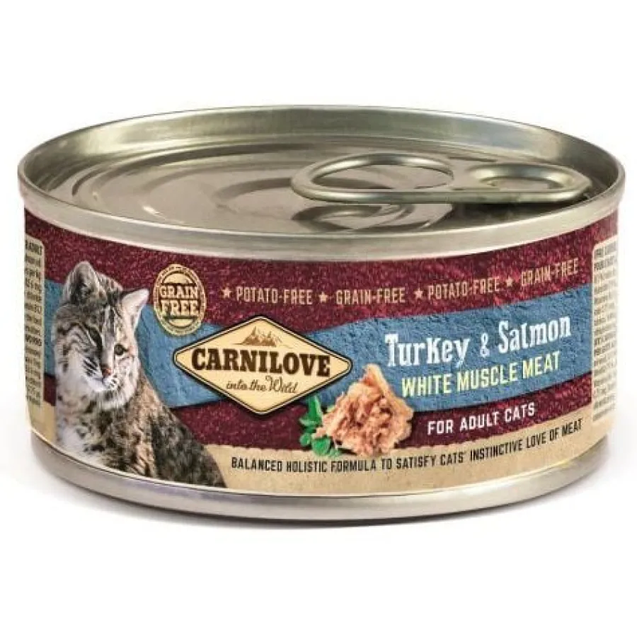 Carnivole Carnilove Adult Pavo y Salmón lata para gatos Discount