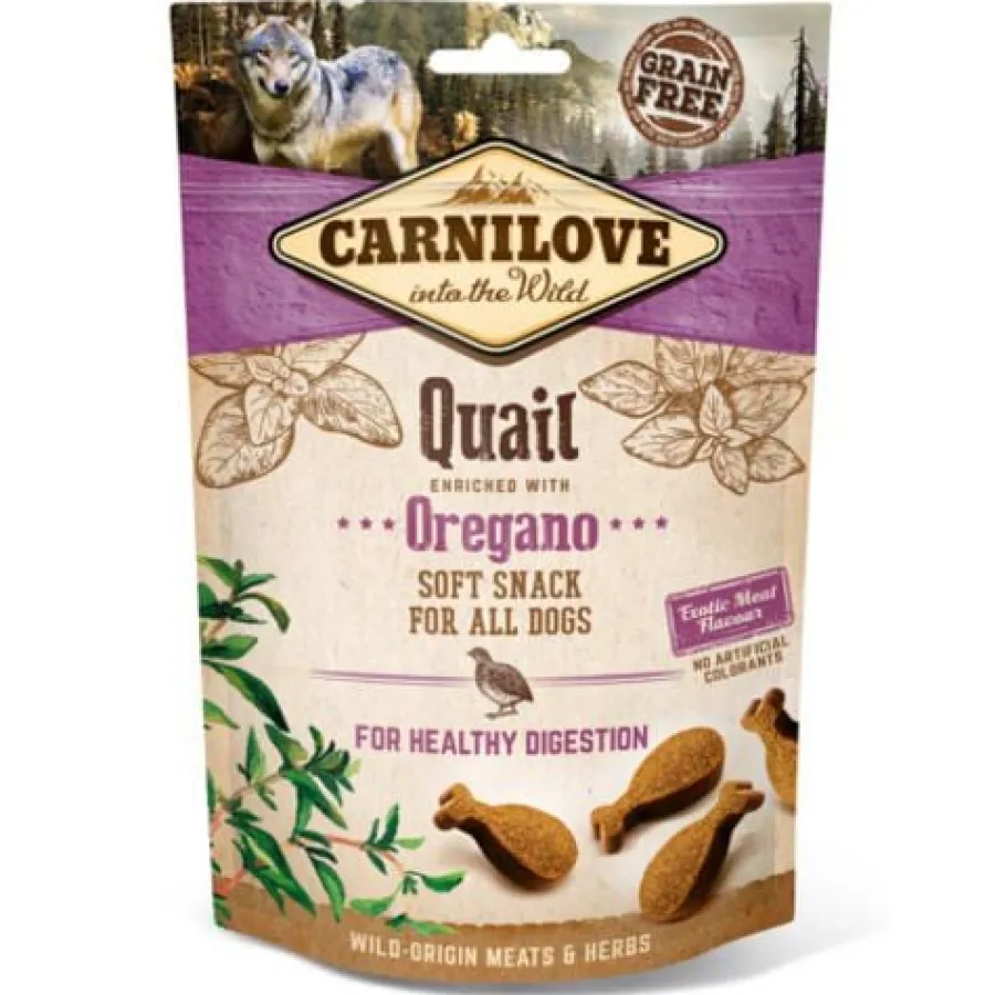Carnilove Galletas Soft Codorniz y Oregano para perros Outlet