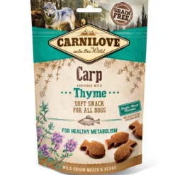 Carnilove Galletas Soft Carpa y Tomillo para perros New
