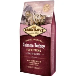 Carnilove Salmón y Pavo pienso para gatitos Hot