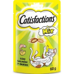 Catisfactions Premios de Salmón y Queso para gatos New