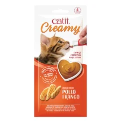 Catit Creamy Snack Líquido de Pollo para gatos Hot