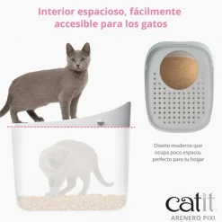 Catit Pixi Arenero Blanco para gatos New