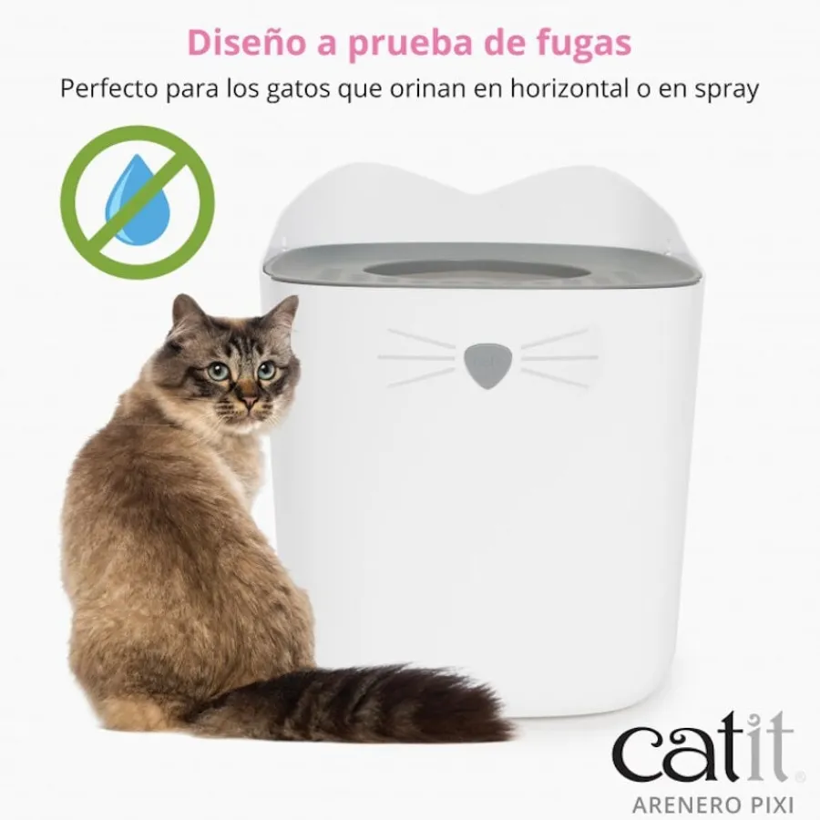 Catit Pixi Arenero Blanco para gatos New