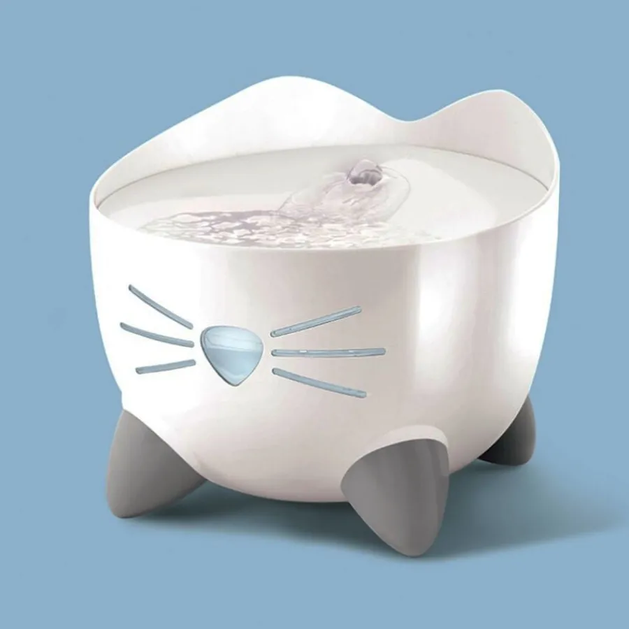 Catit PIXI Blanco Bebedero Fuente para gatos New