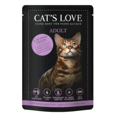 Cat's Love Adult Salmón y Pollo en Gelatina sobre para gatos Best