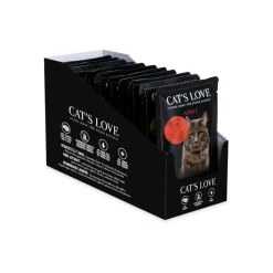Cat's Love Adult Sobre en Gelatina para gatos – Multipack 12