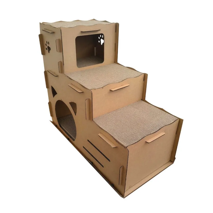 Catshion Escalera Grande Rascador de Cartón para gatos New