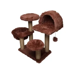 Catshion Katy Árbol Rascador con Cueva Canela para gatos Sale