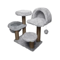 Catshion Katy Árbol Rascador con Cueva Gris Claro para gatos Online