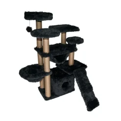 Catshion Pichi Árbol Rascador con Cueva Negro para gatos Sale