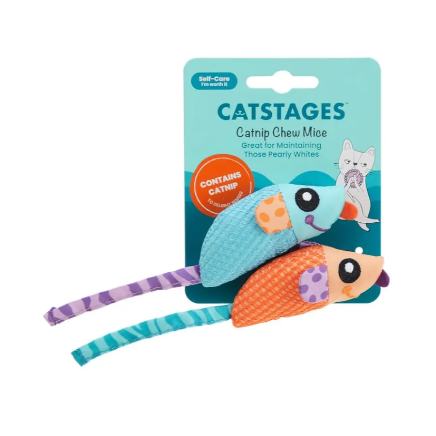 Catstages Chew Ratón con Catnip para gatos Clearance
