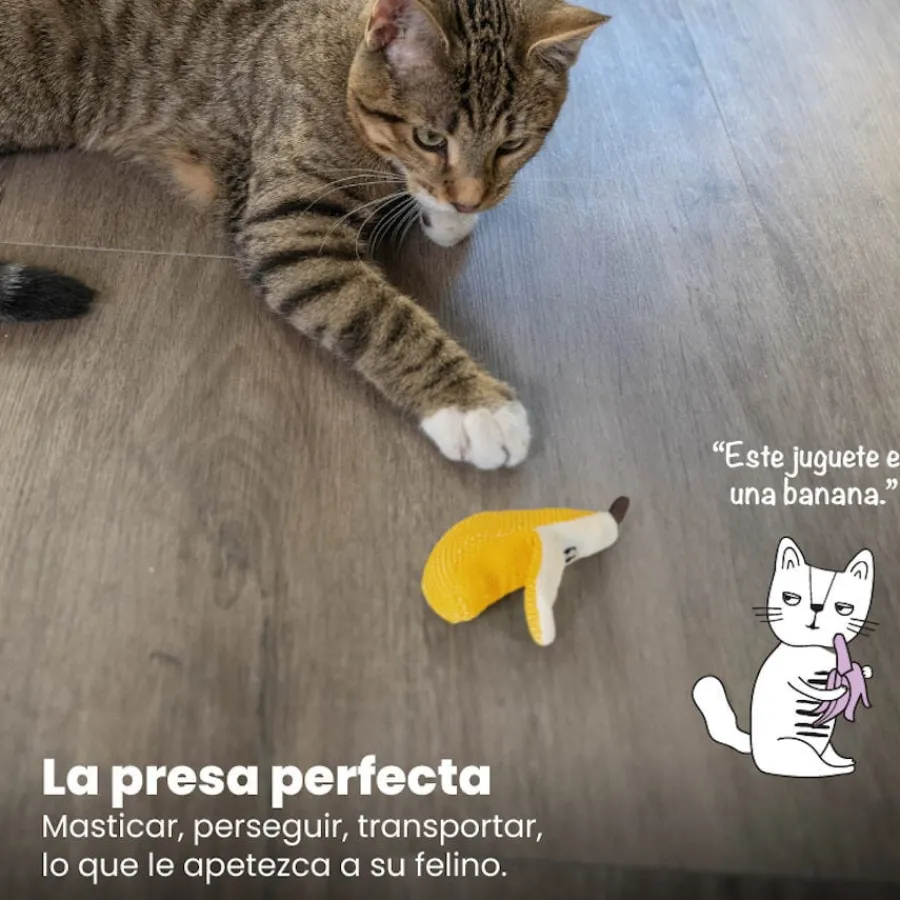 Catstages Dental Peluche Banana para gatos Outlet