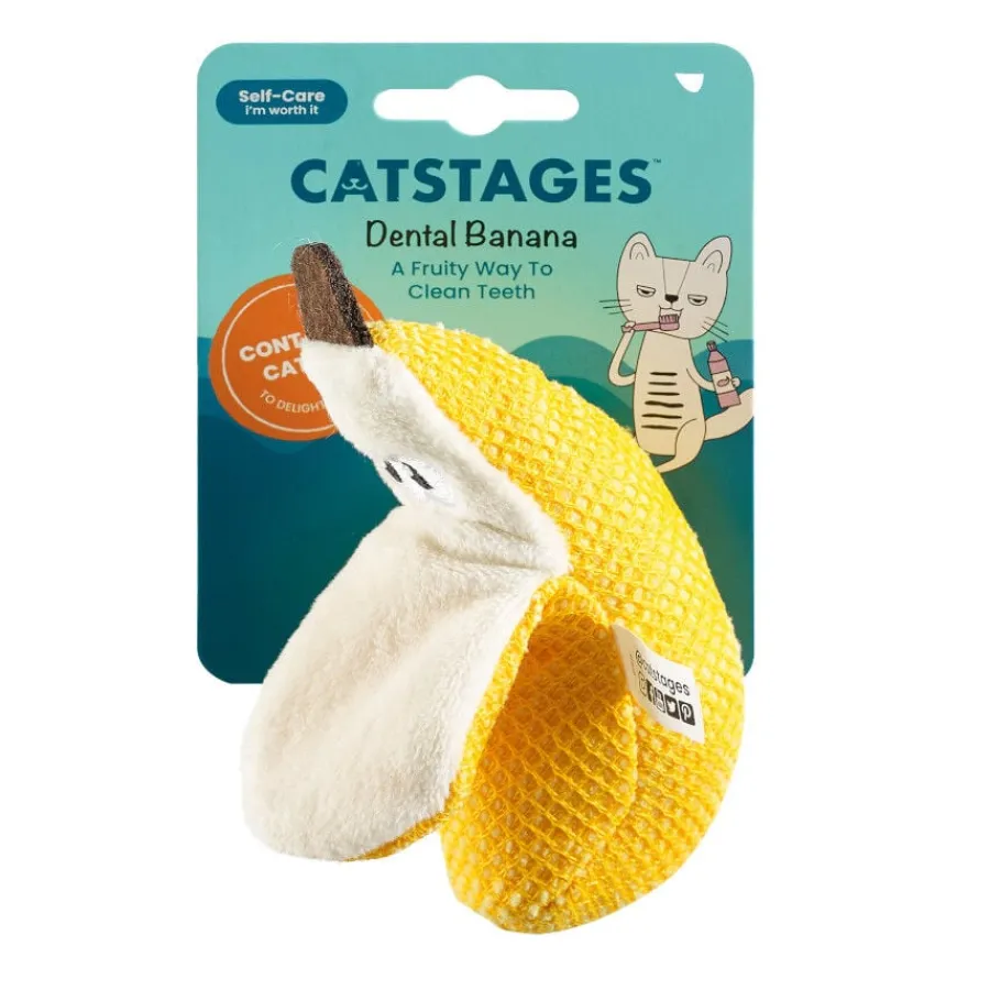 Catstages Dental Peluche Banana para gatos Outlet