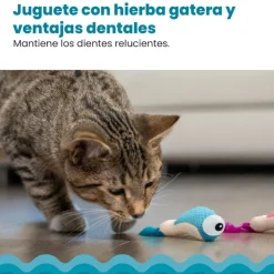 Catstages Dental Shrimpies Peluches con Plumas para gatos