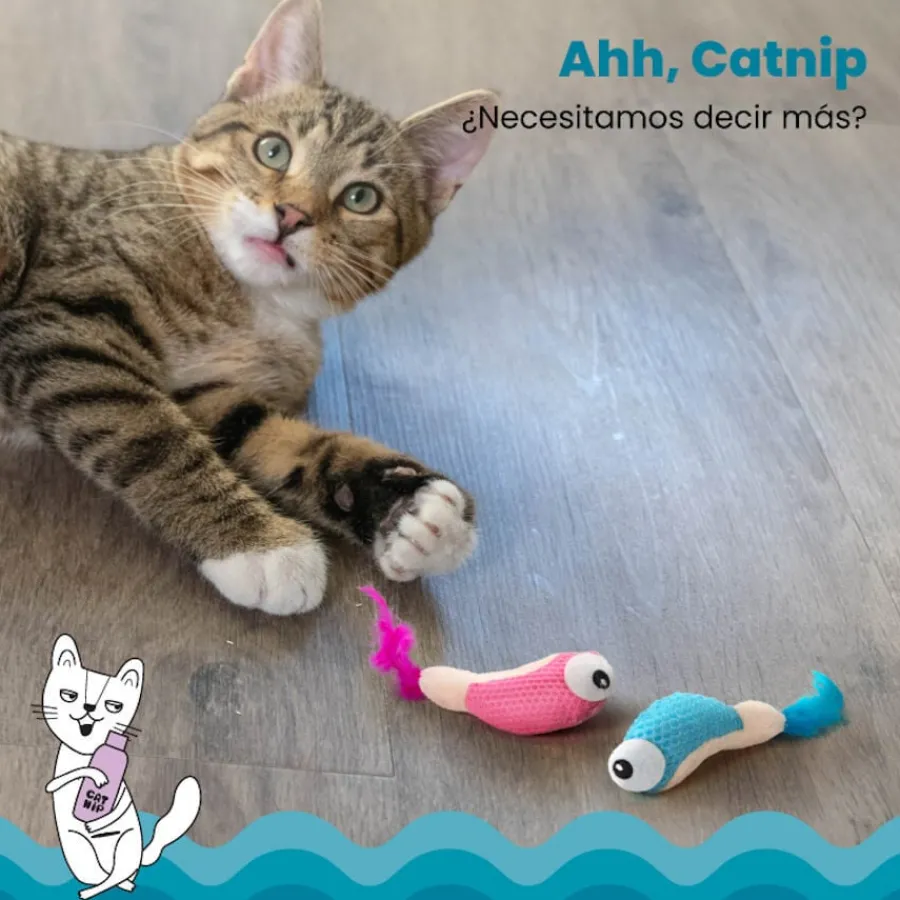 Catstages Dental Shrimpies Peluches con Plumas para gatos