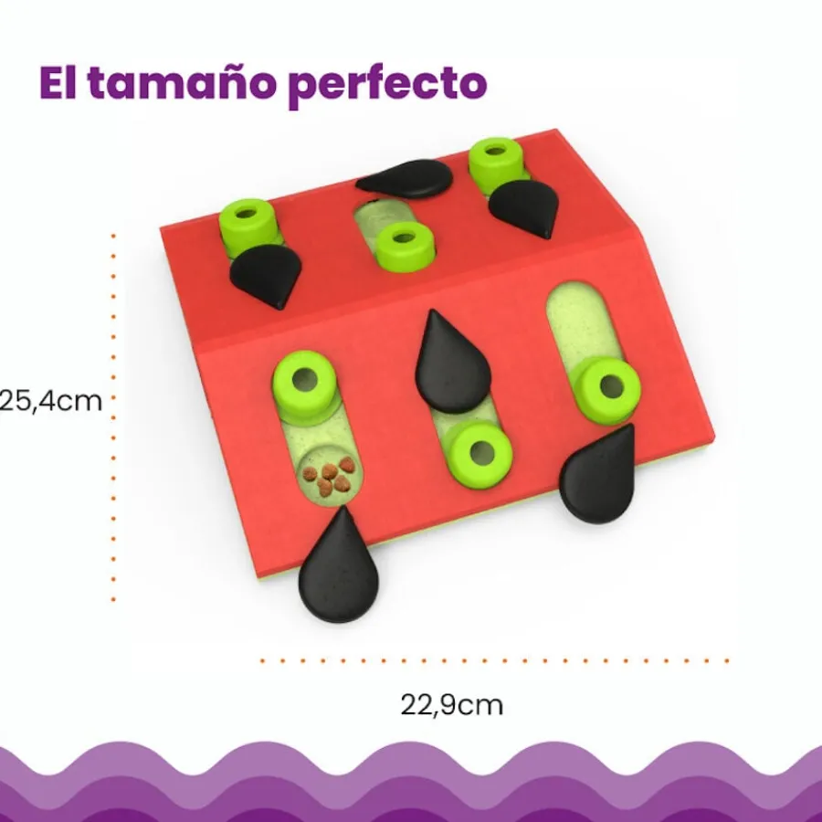 Catstages Nina Ottosson Puzzle & Play Melon Madness Juguete de Inteligencia para gatos Clearance