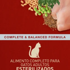 Catxtreme Adult Skin & Coat Sterilised Pollo pienso para gatos Discount