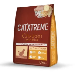 Catxtreme Kitten Pollo y Pavo pienso para gatos Hot