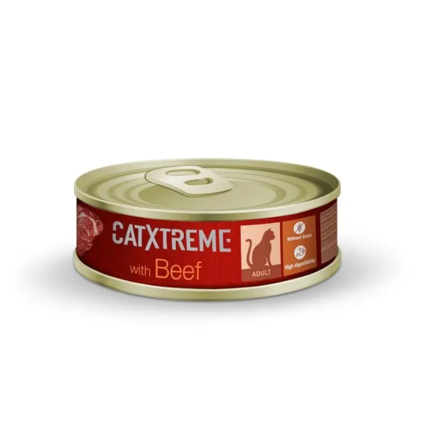 Catxtreme Sterilised Ternera en paté lata para gatos Outlet