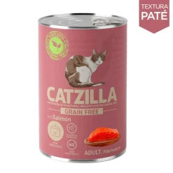 Catzilla Adult Grain Free Salmón en Paté lata para gatos Discount