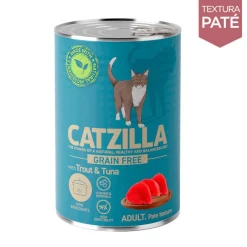 Catzilla Adult Grain Free Trucha y Atún en Paté lata para gatos Hot