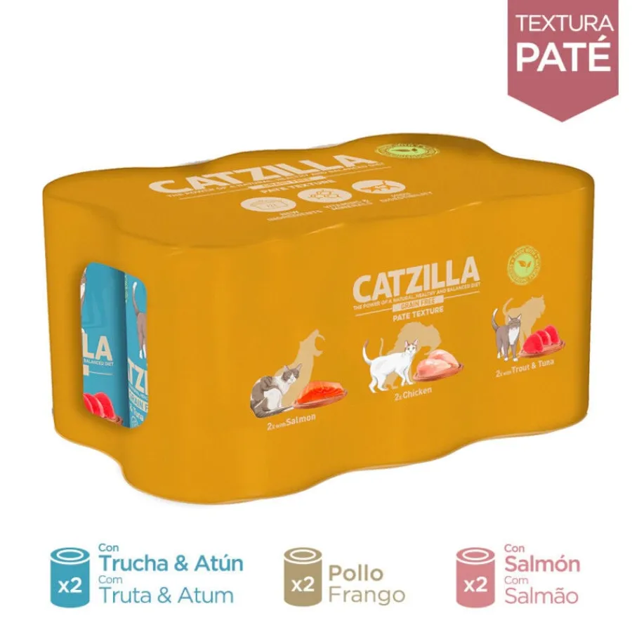 Catzilla Adult Grain Paté latas para gatos Discount