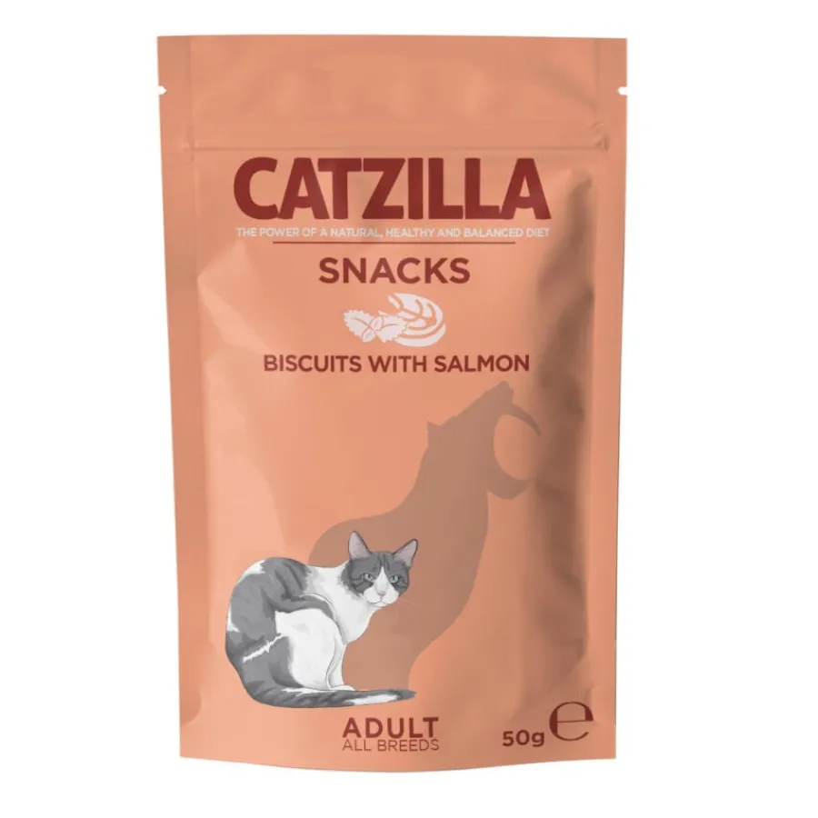 Catzilla Galletas Piccolinis de Salmón y Catnip para gatos Discount