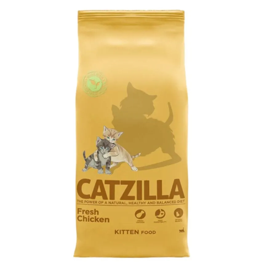 Catzilla Kitten Pollo pienso para gatos