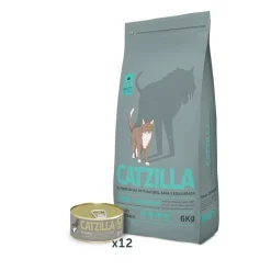 Catzilla Sterilised Pack - pienso y comida húmeda para gato New