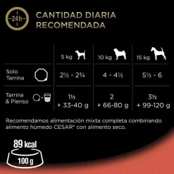 Cesar Buey Tarrina en Paté para Perros
