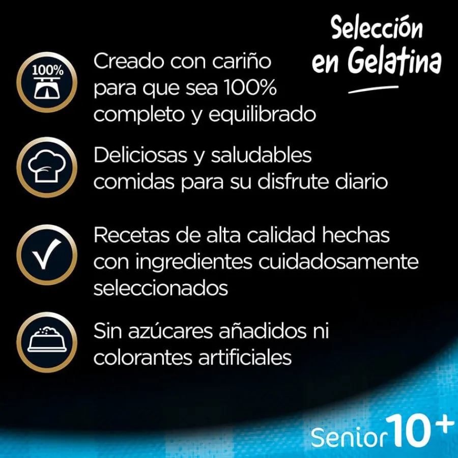 Cesar Carnes Mixtas Gelatina en Bolsita para Perros Senior - Multipack Online