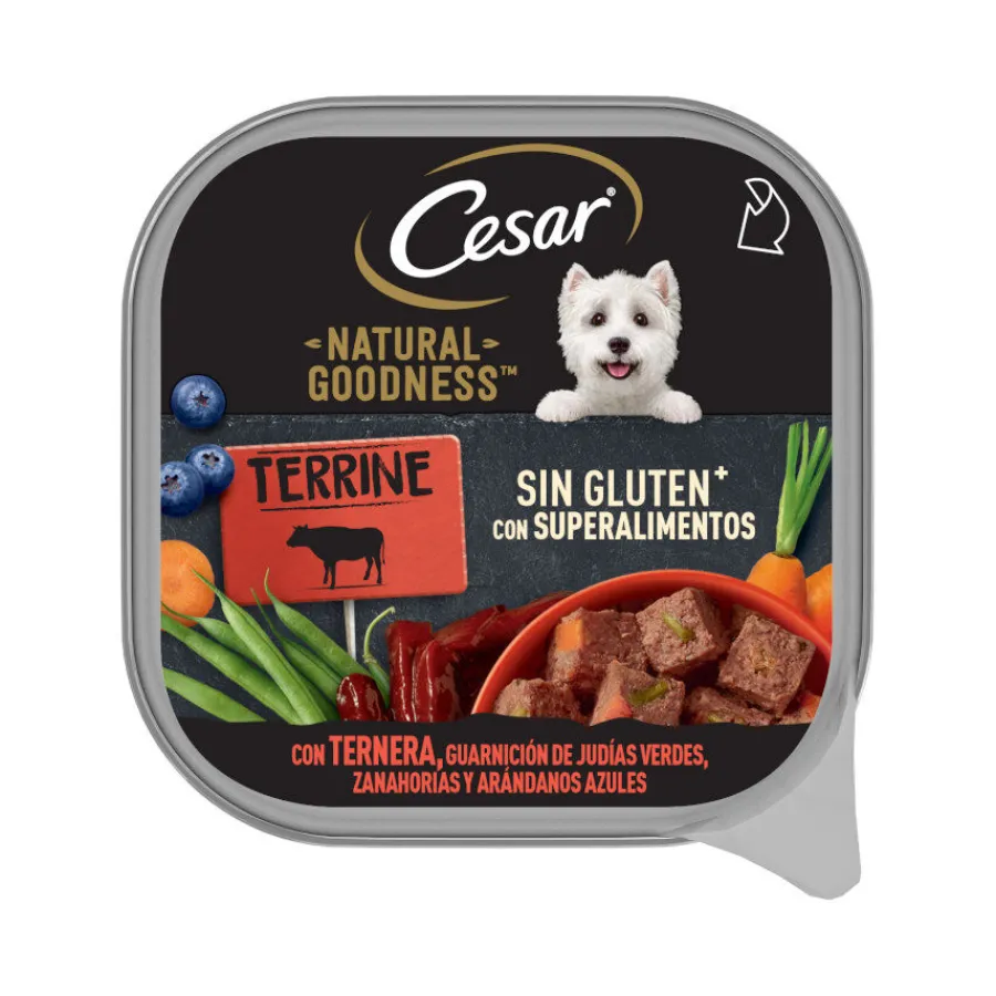 Cesar Natural Goodness Ternera tarrina para perros New