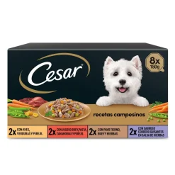 Cesar Receta campesina tarrina en Salsa para Perros - Multipack Online