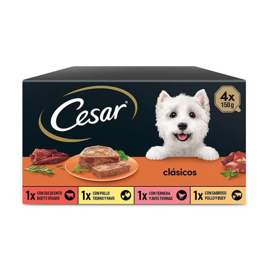 Cesar Selección Clasicos Tarrina en Paté para Perros Best
