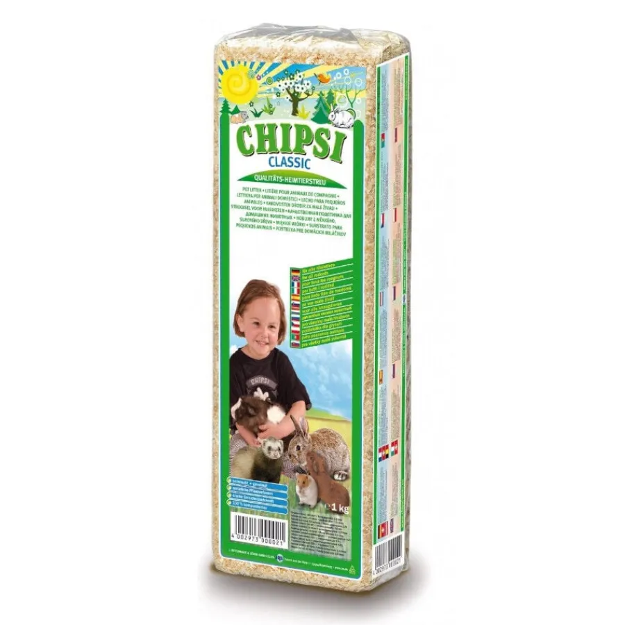 Chipsi Classic Lecho con Virutas naturales para conejos y roedores Hot