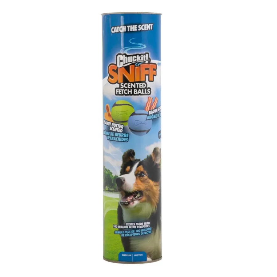 Chuckit! Sniff Fetch Pelotas con Sabores para perros Sale