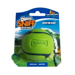 Chuckit! Sniff Fetch Pelota Con Sabor a Cacahuete para perros New