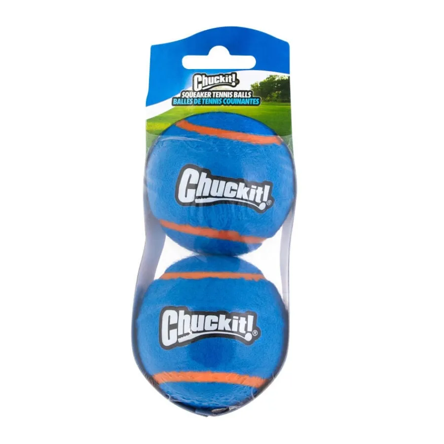 Chuckit! Squeaker Pelota de Tenis con Sonido para perros Discount