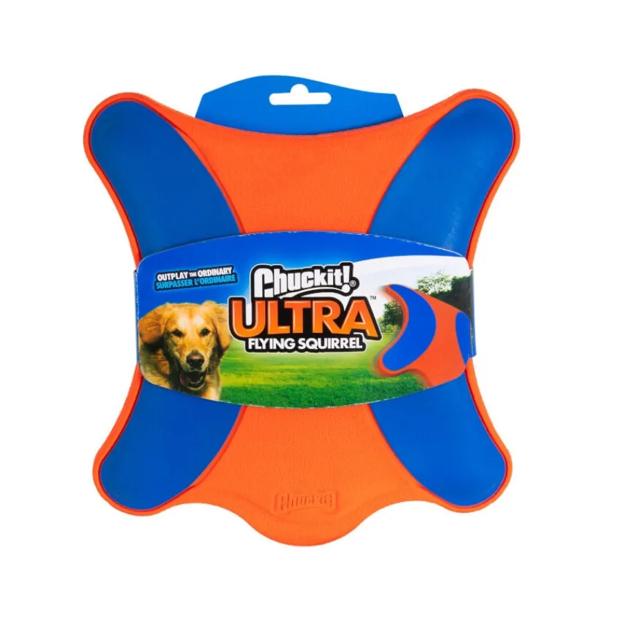 Chuckit! Ultra Flying Squirrel Frisbee Cuadrado para perros Clearance