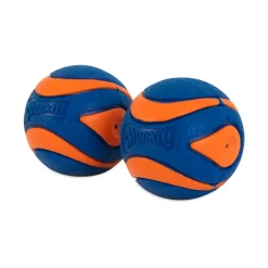 Chuckit! Ultra Squeaker Pelota con Sonido y Rebote para perros – Pack 2 New