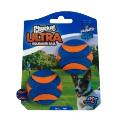 Chuckit! Ultra Squeaker Pelota con Sonido y Rebote para perros – Pack 2 New