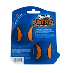 Chuckit! Ultra Squeaker Pelota con Sonido y Rebote para perros – Pack 2 New