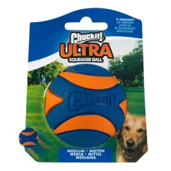 Chuckit! Ultra Squeaker Pelota con Sonido y Rebote para perros Online
